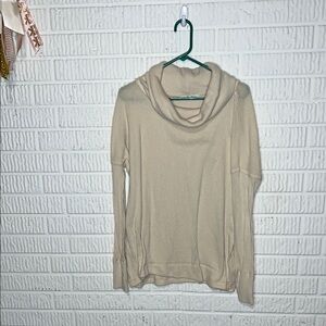 We The Free Cozy Cream Cowl Neck Sweater